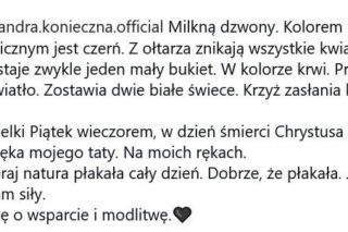 Rozdzierające słowa Koniecznej! Fani nie mogą powstrzymać łez