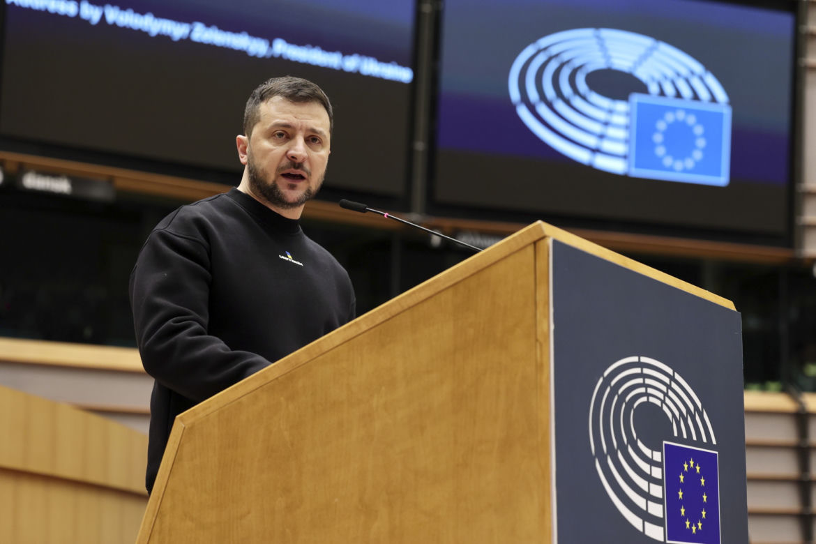 Zełeński w Brukseli