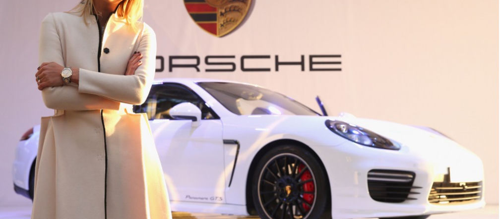 Maria Szarapowa / Porsche Panamera GTS