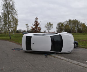 Tarnów. Młody dostawca jedzenia przegrał z prawami fizyki! Spowodował duże szkody