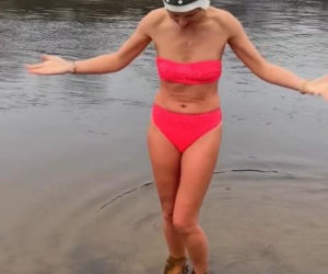 Fani drżeli o jej zdrowie, a ona… wskoczyła do lodu. Szokujące nagranie Joanny Moro!