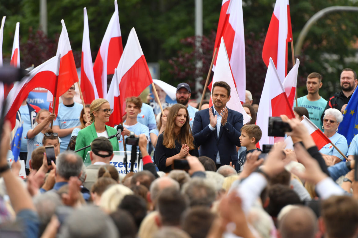 SZCZECIN KAMPANIA WYBORCZA KANDYDATA NA PREZYDENTA  RAFAŁA TRZASKOWSKIEGO