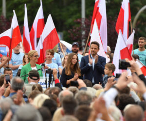 SZCZECIN KAMPANIA WYBORCZA KANDYDATA NA PREZYDENTA  RAFAŁA TRZASKOWSKIEGO