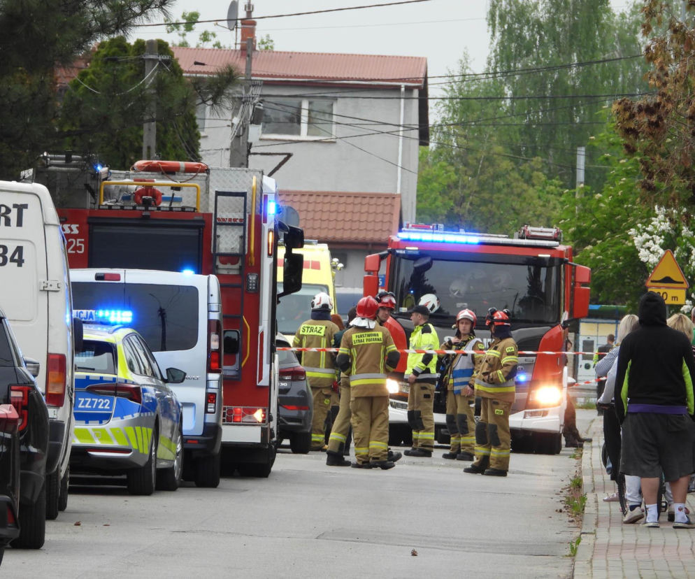 Strzały na posesji w Raszynie. Nie żyje kobieta, policja na miejscu