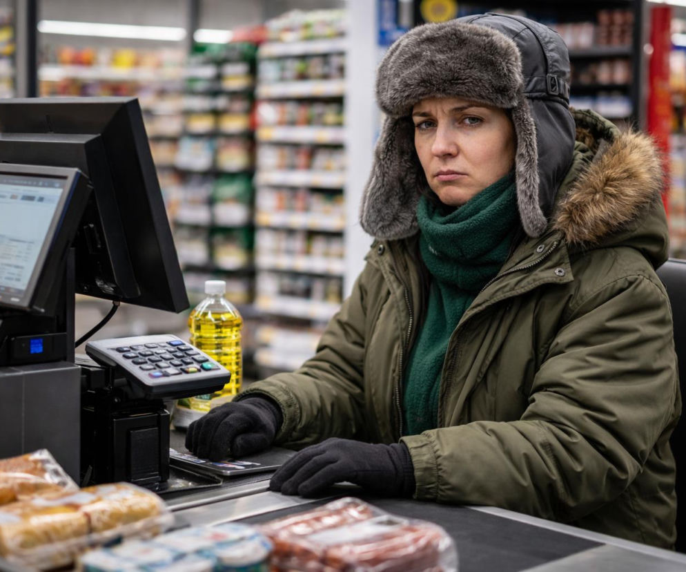 Pracownicy Dino pokazali warunki pracy. Siarczyste mrozy na kasach i w szatniach