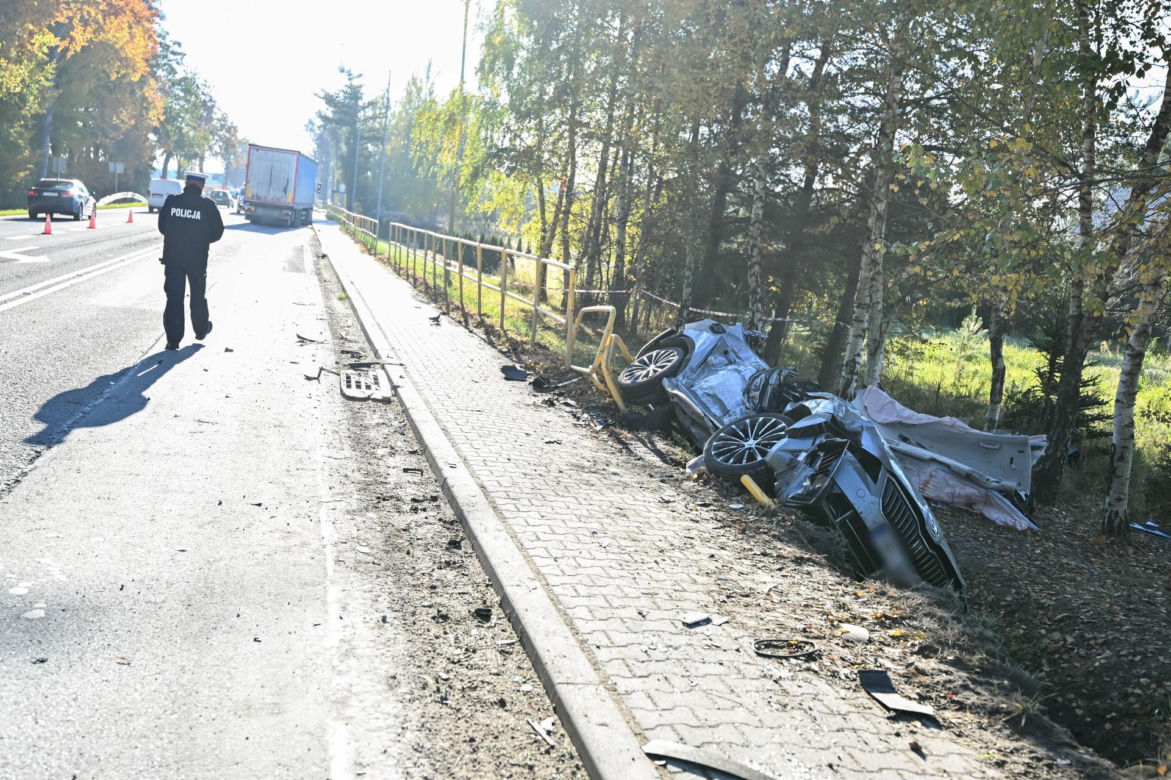 Celiny. Śmiertelny wypadek na DK73