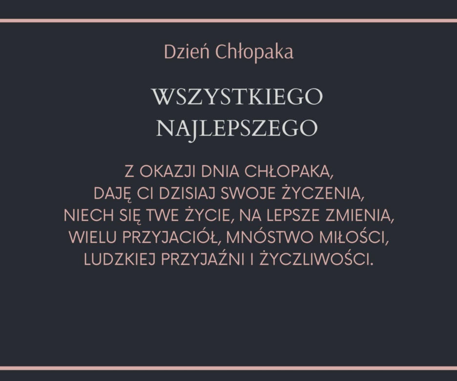 Kartki na Dzień Chłopaka 2025. Piękne obrazki z życzeniami za darmo