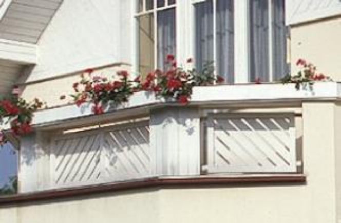 Nasłoneczniony balkon