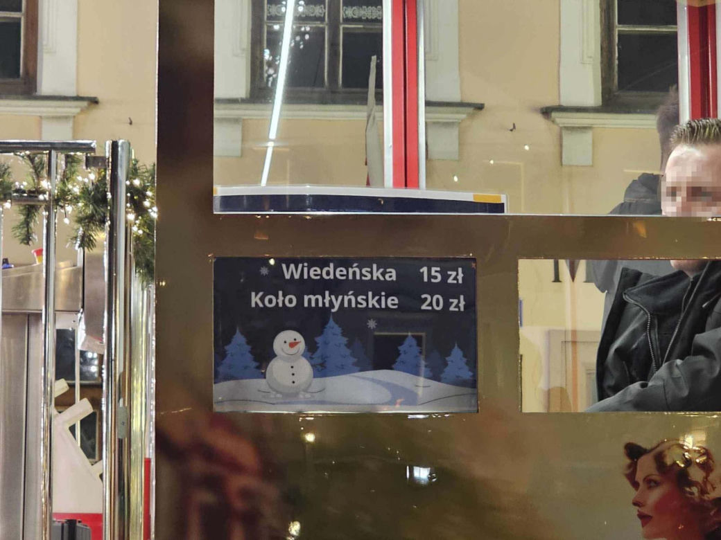 Ceny na jarmarku bożonarodzeniowym w Rzeszowie.