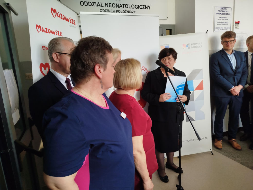 Odnowiony oddział noworodkowy wraz z częścią położniczą w mińskim szpitalu zapewni ciężarnym, rodzącym i maluchom nowoczesne warunki