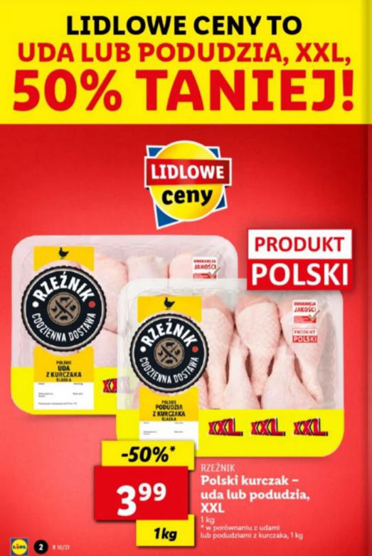 Pałki i podudzia z kurczaka za 3,99 zł