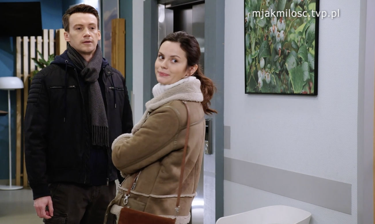 M jak miłość. Jakub Karski (Krzysztof Kwiatkowski), Kasia (Paulina Lasota)