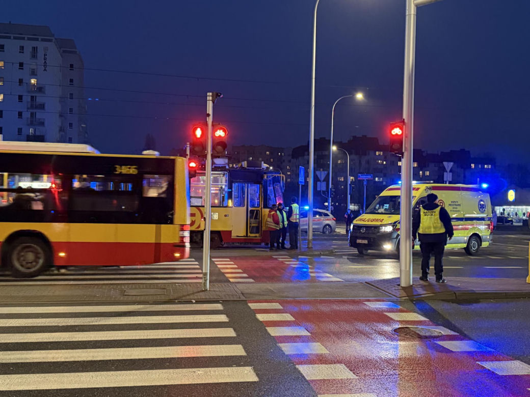 Potrącenie przez tramwaj 17-latki Białołęka
