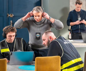 Pierwsza miłość, odcinek 4149. Piotrek (Michał Mikołajczak), Hubert (Rafał Szałajko)