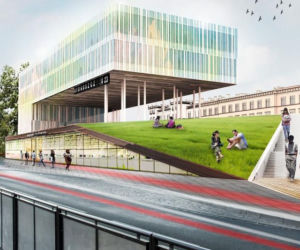 Nowy dworzec kolejowy w Bydgoszczy. Projekt Inside-outside, Przedsiębiorstwo Organizacji Inwestycji Allplan Sp. z o.o.Fot. materiały prasowe PKP SA
