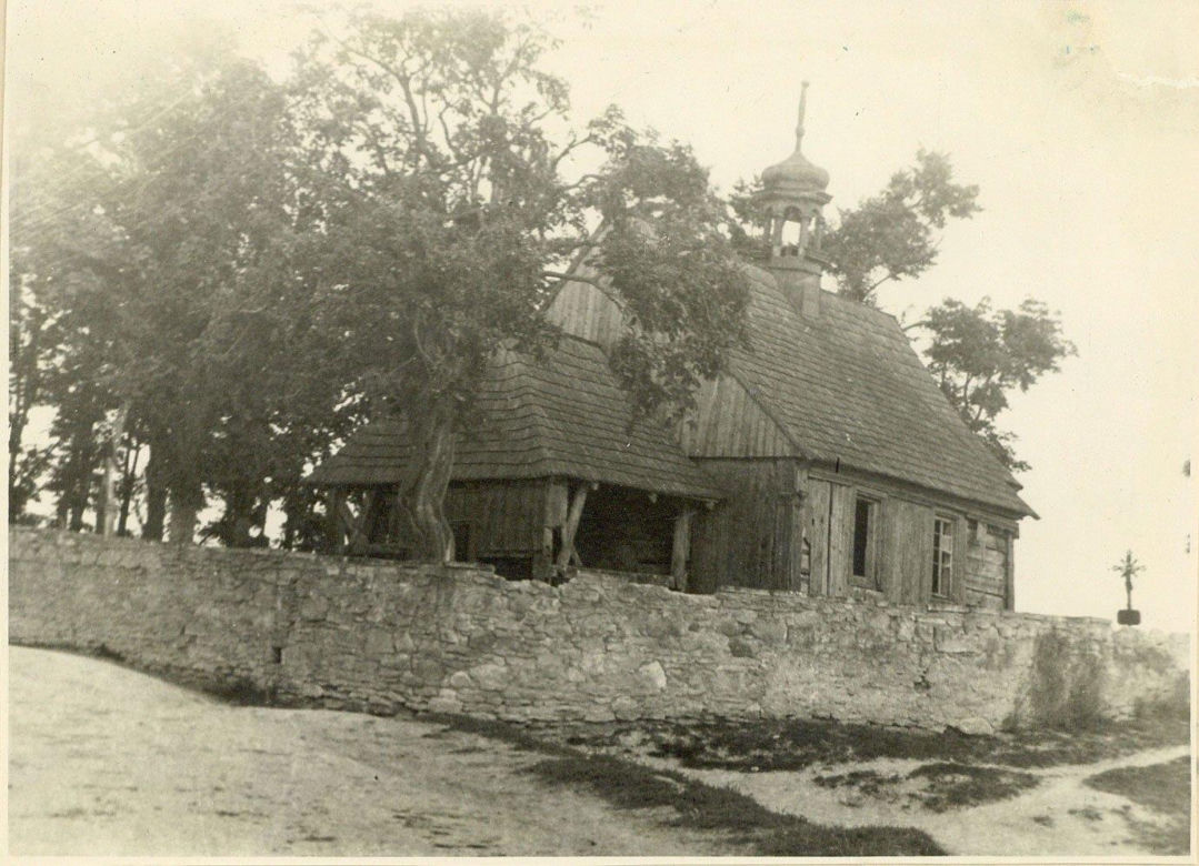 Pacanów kościół św. Leonarda, fot. Adam Klimek 1956 r.
