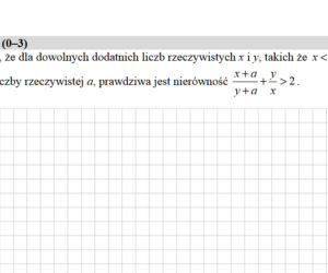 Matura 2020 rozszerzona matematyka. Przykładowe zadania egzaminacyjne
