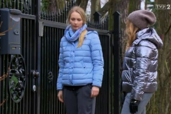 Barwy szczęścia, odcinek 1684, Klara (Olga Jankowska), Janka (Milena Staszuk)