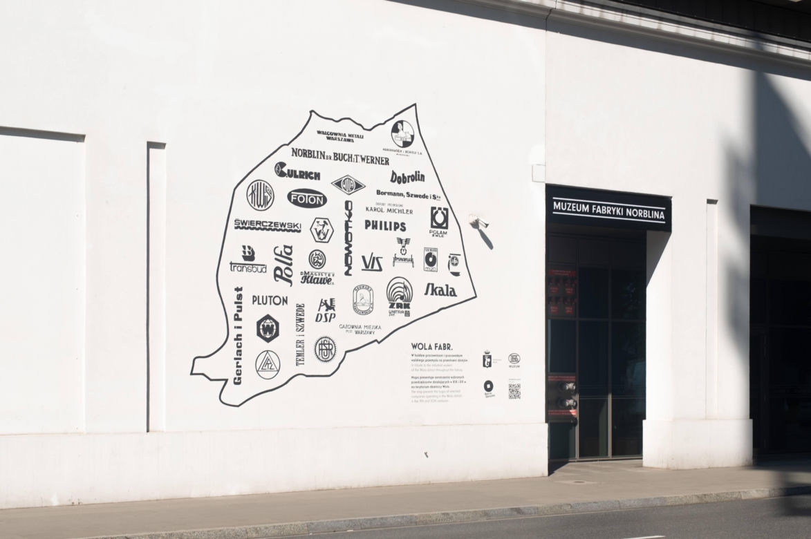 Nowy mural na terenie Fabryki Norblina. Upamiętnia przemysłowe korzenie dzielnicy
