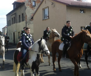 Procesja konna w Gliwicach-Ostropie