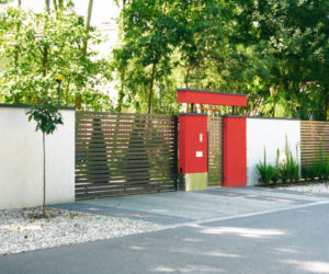 Najpiękniejsze ogrodzenia: zdecydowany kolor