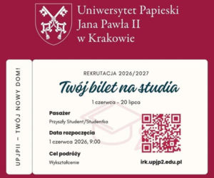 1 czerwca na Uniwersytecie Papieskim Jana Pawła II w Krakowie rozpoczęła się rekrutacja na rok akademicki 2026/2027
