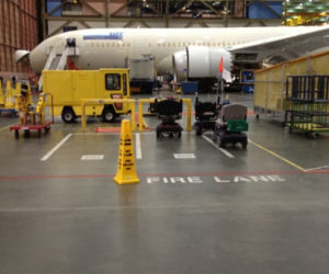 Dreamliner tuż przed startem