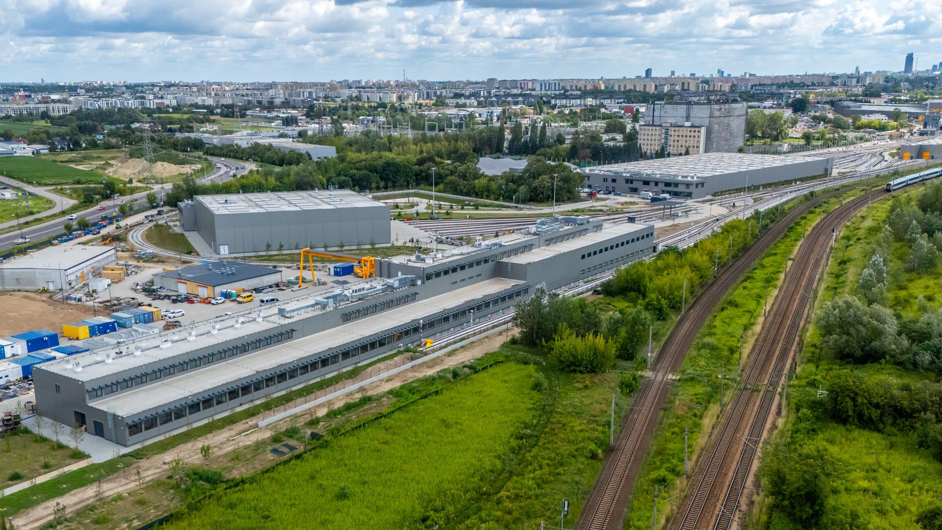 Budowa stacji techniczno-postojowej STP Karolin w Warszawie
