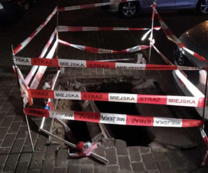 Ogromna dziura stwarzała zagrożenie mieszkańcom Targówka