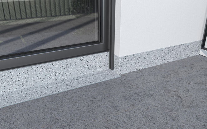 Strefa progu drzwi balkonowych