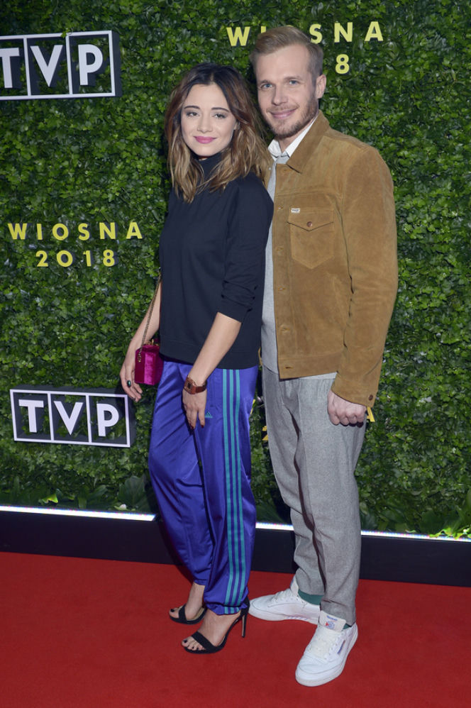 Adriana Kalska i Tomasz Ciachorowski na ramówce TVP