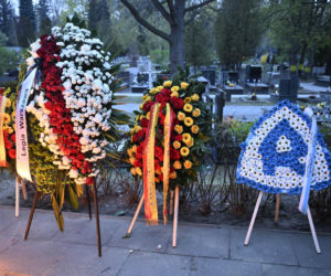 Tak wygląda grób Jacka Magiery po pogrzebie