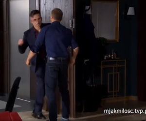 Kulisy M jak miłość, Kamil (Marcin Bosak), Andrzej (Krystian Wieczorek)