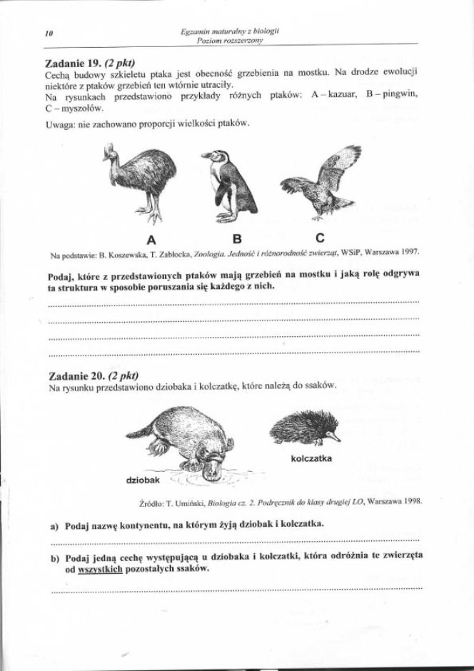 MATURA 2012 BIOLOGIA poziom ROZSZERZONY 14.05.2012 - ARKUSZE, ZADANIA, PYTANIA, ODPOWIEDZI