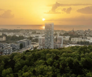 Wieżowiec w tunelu aerodynamicznym? Naukowcy z Politechniki Krakowskiej zbadali SKYCITY Gdynia