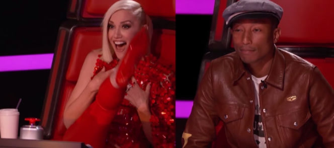 Pharrell Williams i Gwen Stefani reakcja