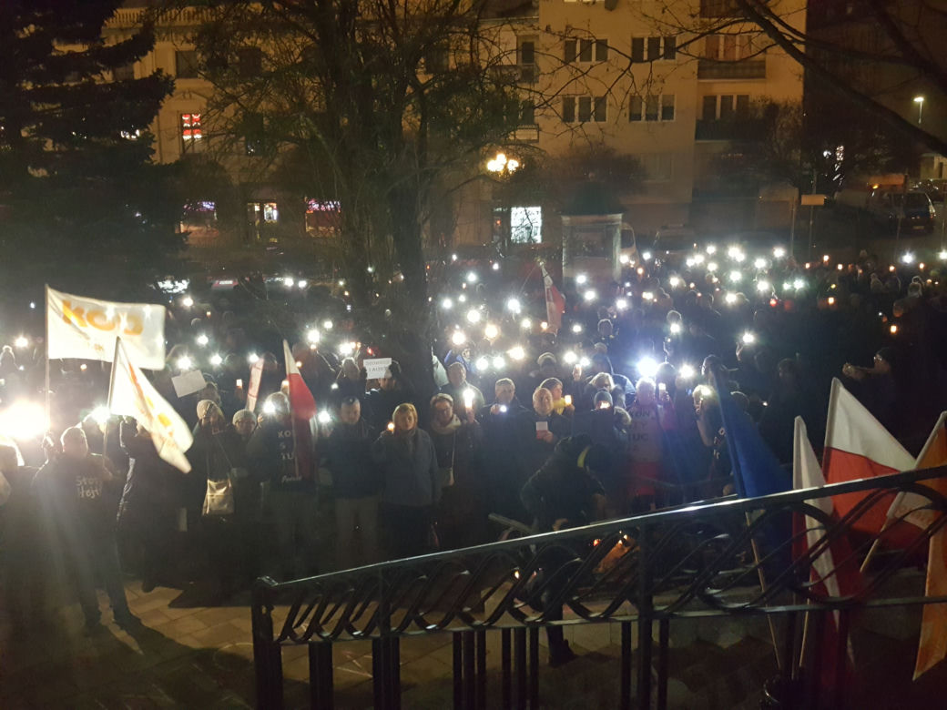 Zbigniew Ziobro zdegradował sędziego. W Olsztynie odbył się więc poparcia