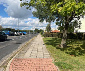 Chodniki na Zamenhofa i oświetlenie pasów na Rejtana