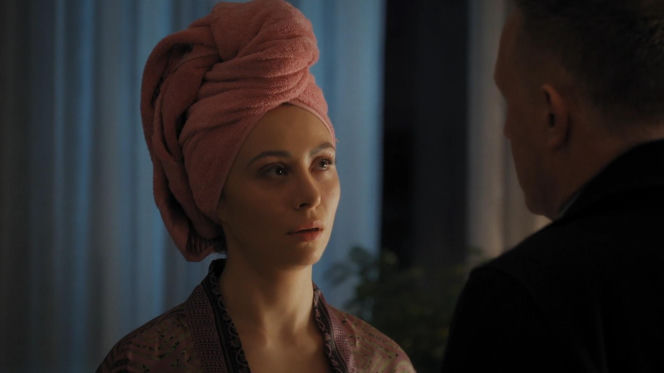 M jak miłość odc. 1921. Joanna (Dominika Sakowicz), Artur Rogowski (Robert Moskwa)