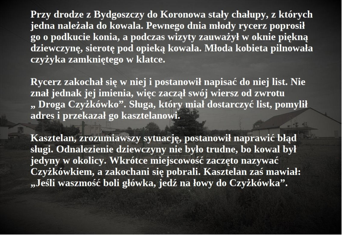 Legenda o bydgoskim Czyżkówku