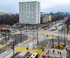 Tramwaj do Dworca Zachodniego w Warszawie - grudzień 2025