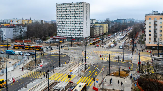 Tramwaj do Dworca Zachodniego w Warszawie - grudzień 2025