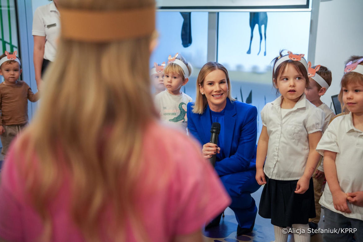 Marta Nawrocka odwiedziła przedszkole