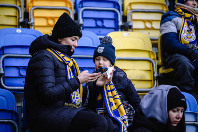 Arka Gdynia - Legia Warszawa: Zdjęcia kibiców z meczu 20. kolejki PKO BP Ekstraklasy