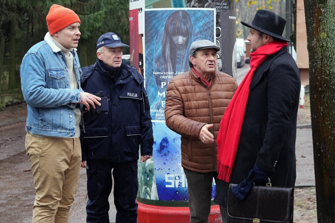 Barwy szczęścia odc. 3007: Jerzy (Bronisław Wrocławski), Klemens (Sebastian Perdek), Majak (Łukasz Borkowski)