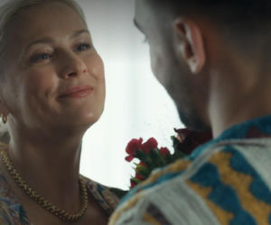 Barwy szczęścia, odcinek 3284. Justyna (Sylwia Juszczak-Krawczyk), Mirek (Oliwier Kozłowski)