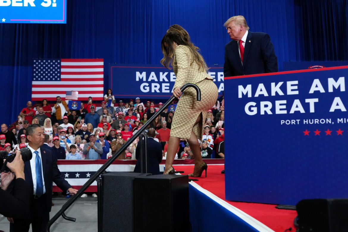 Trump nagle zaczął mówić o pupie! Nie krył zachwytu
