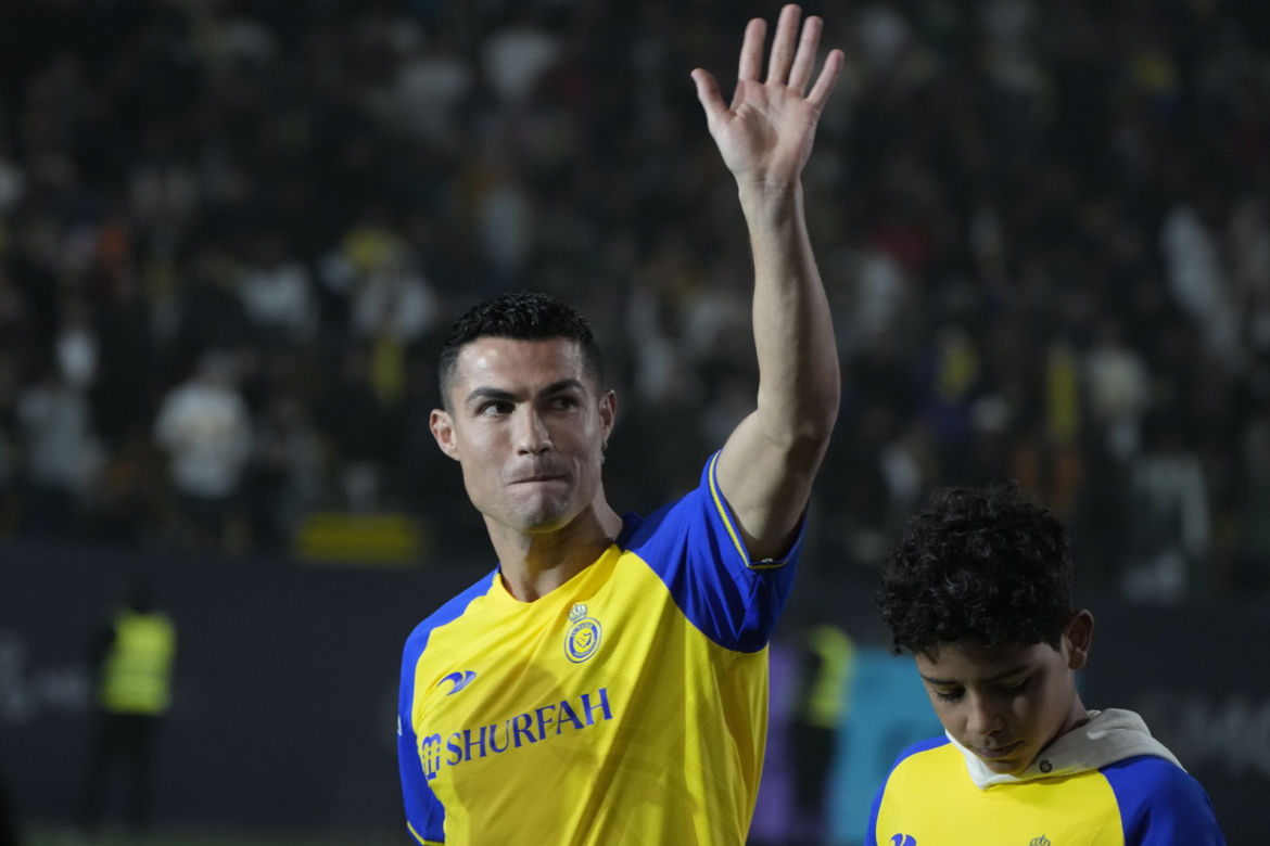 powitanie Cristiano Ronaldo w Al-Nassr