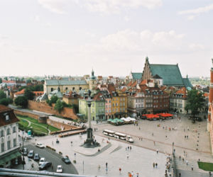 Widok z dzwonnicy kościoła św. Anny
