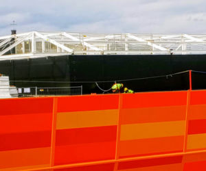 Budowa Morskiego Centrum Nauki w Szczecinie - kwiecień 2021